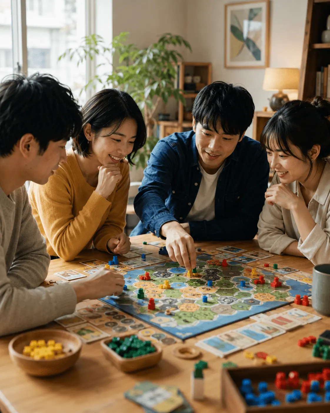 多人桌邊討論